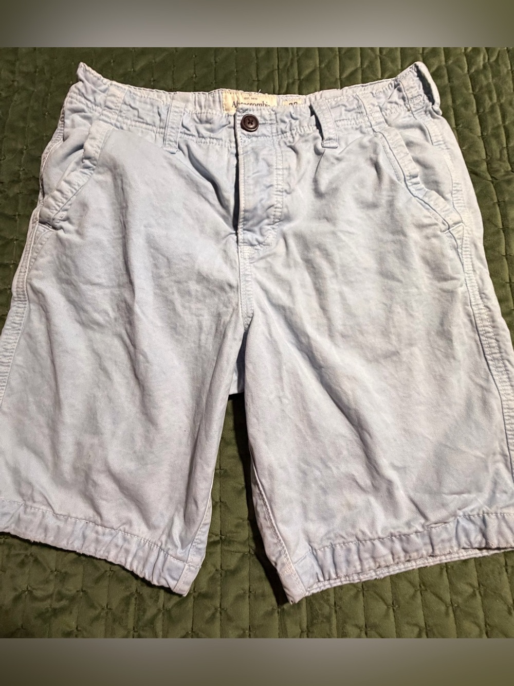 Abercrombie & Fitch light blue shorts‎ size 30